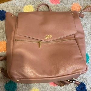 Freshly picked large blush diaper bag backpack